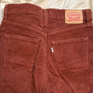 Levi's Rust Corduroy Trousers